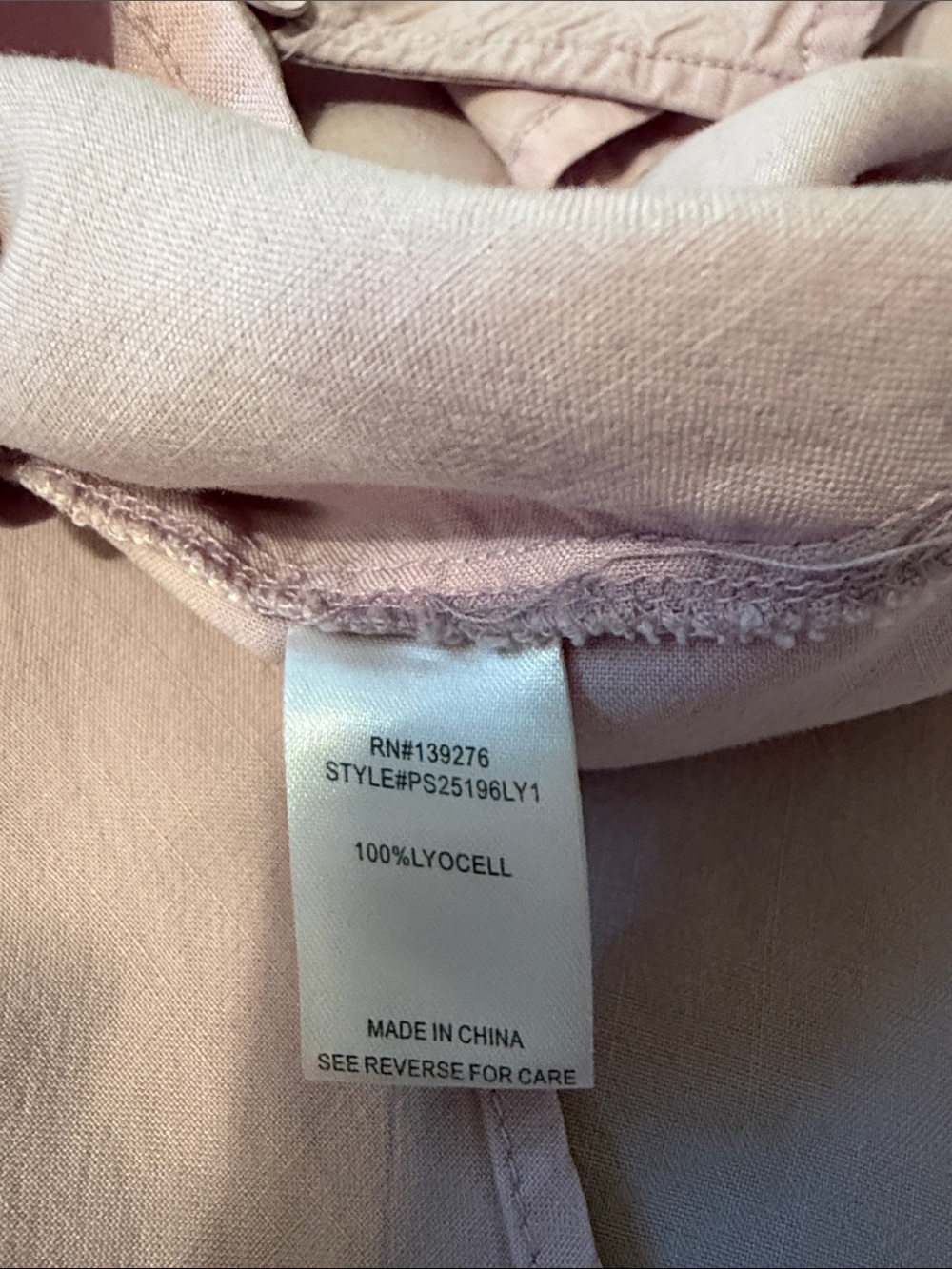 Lavender Button-Front Ruffle Sleeve Blouse - Picture 3 of 8